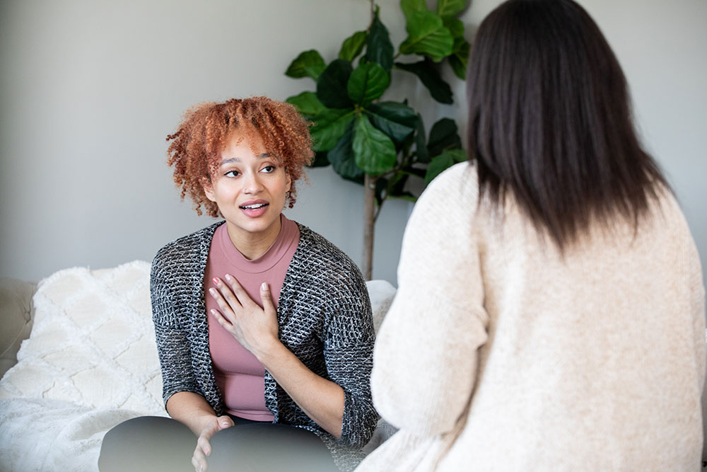 Patient meeting with Physician
